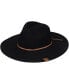 Фото #2 товара Women's Black Kansas City Chiefs Willow Wide Brim Fedora