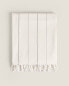 Фото #6 товара Cotton beach towel with irregular stripes