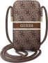 Guess Guess Torebka GUPHM4GDBR 6,1" brązowy/brown hardcase 4G Stripe