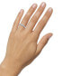 Фото #2 товара Diamond Five Stone Graduated Band (1 ct. t.w.) in 14k White Gold