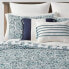 Фото #1 товара 12pc King Bancroft Reversible Paisley Print Comforter & Sheet Bedding Set Blue