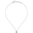 Фото #2 товара Elegant steel necklace with zircons T-Logo TJAXC55