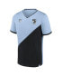 Men's Light Blue, Black Minnesota United FC Striker V-Neck T-shirt Light Blue, Black, 2XL - фото #3