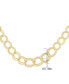 Фото #3 товара Macy's diamond Accent Graduated Chain Necklace