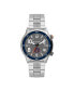 ფოტო #1 პროდუქტის Men's Outbacker Auburn Stainless Steel Bracelet Watch 45mm