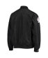 Men's Portland Trail Blazers Black Hardwood Classics 75th Anniversary Authentic Warmup Full-Snap Jacket