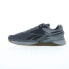 Reebok Nano X3 Mens Gray Synthetic Lace Up Athletic Cross Training Shoes 8