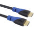 Фото #5 товара PremiumCord 4K High Speed HDMI 2.0b Cable 0.5 m M/M 18 Gbps with Ethernet, Compatible with Video 4K @ 60Hz UHD 2160p, 3D - Gold-Plated Connectors, Cotton Coating, 0.5 m