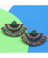 ფოტო #1 პროდუქტის Women's Fan Stud Earrings