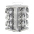 Фото #13 товара Хранение продуктов Relaxdays Современное приправное карусель с 12 стеклянными банками