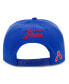 ფოტო #5 პროდუქტის Men's Royal Los Angeles Red Devils Black Fives Snapback Adjustable Hat