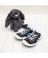 Infant Boys Breathable Washable Non-Slip Sock Shoes Runner - Black