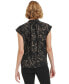 Фото #2 товара Women's Short-Sleeve Printed Button Front Shirt