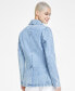 Фото #4 товара Women's Cotton Denim Blazer