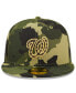 ფოტო #3 პროდუქტის Men's Camo Washington Nationals 2022 Armed Forces Day On-Field 59Fifty Fitted Hat