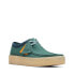 Фото #2 товара Clarks Wallabee Cup 26167902 Mens Green Oxfords & Lace Ups Casual Shoes