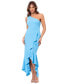 ფოტო #3 პროდუქტის Women's One-Shoulder High-Low Dress