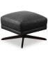 CLOSEOUT! Jarence 36" Leather Ottoman, Created for Macy's