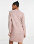 JDY charly knit mini dress in pink