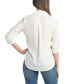 ფოტო #2 პროდუქტის Juniors' Collared Roll-Tab 3/4-Sleeve Shirt