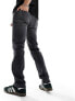 River Island slim fit jeans in black W32 L30 - фото #5