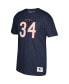 Фото #3 товара Men's Walter Payton Navy Chicago Bears Retired Player Logo Name and Number T-shirt