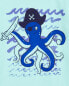 Toddler Octopus Pirate Graphic Tee 2T