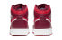 Фото #6 товара Jordan Air Jordan 1 Mid "Red Quilt" 中帮 复古篮球鞋 GS 红色 / Кроссовки Jordan Air Jordan AV5174-600