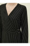 Kadın Siyah Çizgili Elbise 0KAK88764PW