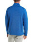 Фото #2 товара Callaway Mid-Weight Hex 1/4-Zip Pullover Men's Blue L