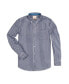 ფოტო #12 პროდუქტის Men's Organic Long Sleeve Stretch Poplin Button Down Shirt