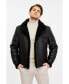Фото #6 товара Men's Fashion Leather Jacket Wool, Brown