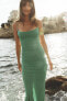 Фото #3 товара Платье со сборками и открытой спиной ZARA