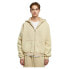 URBAN CLASSICS Heavy Sand Washed 90´S full zip sweatshirt