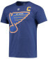 Men's Wayne Gretzky Blue St. Louis Blues Authentic Stack Retired Player Nickname Number T-shirt