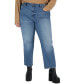 Фото #1 товара Trendy Plus Size Straight-Leg Jeans