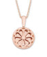 ფოტო #3 პროდუქტის Diamond (1/5 ct. t.w.) Pave Pendant in 14k Yellow or Rose Gold