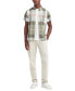 ფოტო #5 პროდუქტის Men's Douglas Tailored-Fit Tartan Short-Sleeve Shirt