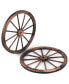 Фото #7 товара Decorative Vintage Wood Garden Wagon Wheel