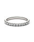 ფოტო #3 პროდუქტის Moissanite Wedding Band (3/8 ct. t.w. Diamond Equivalent) in 14k White or Yellow Gold