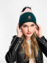 Фото #1 товара Columbia Winter Blur pom pom beanie in navy and pink