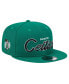 Фото #1 товара Men's Kelly Green Boston Celtics Evergreen Script Side Patch 9Fifty Snapback Hat