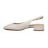 Easy Spirit Cassius Pointed Toe Sling Back Pumps Womens Off White Dress Casual E