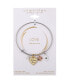 ფოტო #2 პროდუქტის Cubic Zirconia "Radiate Love" and Bezel, Rose Gold Heart Charm Bracelet