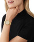 ფოტო #4 პროდუქტის Women's Ritz Chronograph Gold-Tone Stainless Steel Bracelet Watch 37mm