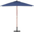 Beliani Parasol ogrodowy 144 x 195 cm niebieski FLAMENCO (58133)