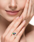ფოტო #2 პროდუქტის EFFY® Multi-Gemstone (2 ct. t.w.) & Diamond (1/5 ct. t.w.) Bypass Ring in 14k Gold
