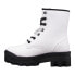 Фото #7 товара Lugz Dutch WDUTCHV-135 Womens White Synthetic Lace Up Casual Dress Boots