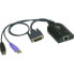 ATEN KA7166-AX - USB - DVI-D - Black - Plastic - 136 g - 5.6 cm