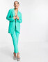 ASOS DESIGN jersey slouchy suit blazer in green grün, 34 - фото #1